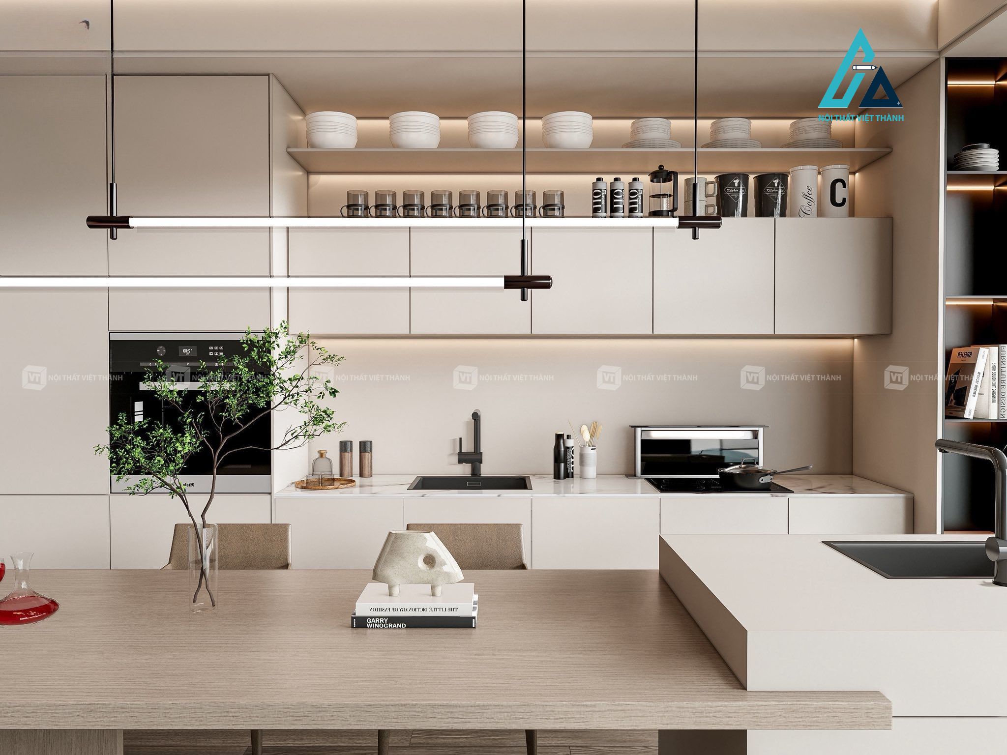 Một căn bếp đẹp – kết hợp hoàn hảo giữa thẩm mỹ & công năng