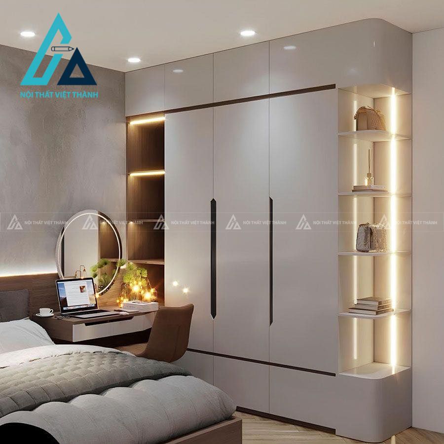 Thiết kế thi công nội thất 2 phòng ngủ chú Hữu Phước Ninh Kiều Cần Thơ