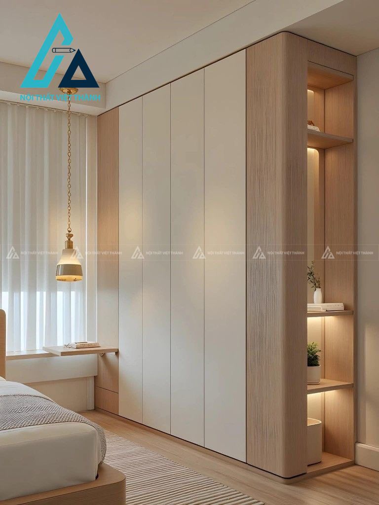 Thiết kế thi công nội thất 2 phòng ngủ chú Hữu Phước Ninh Kiều Cần Thơ 10