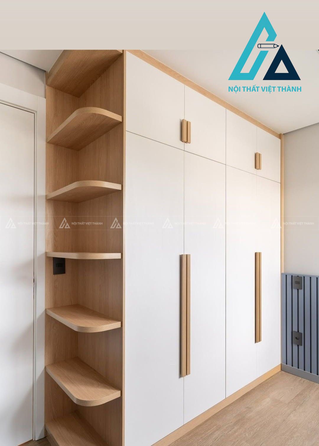 Thiết kế thi công nội thất 2 phòng ngủ chú Hữu Phước Ninh Kiều Cần Thơ 11