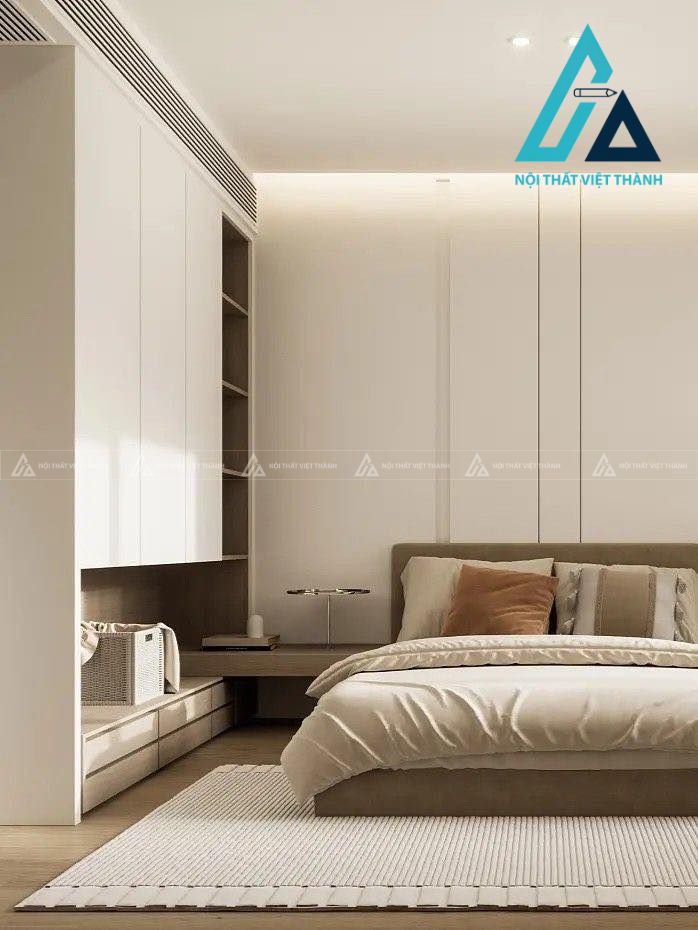 Thiết kế thi công nội thất 2 phòng ngủ chú Hữu Phước Ninh Kiều Cần Thơ 17