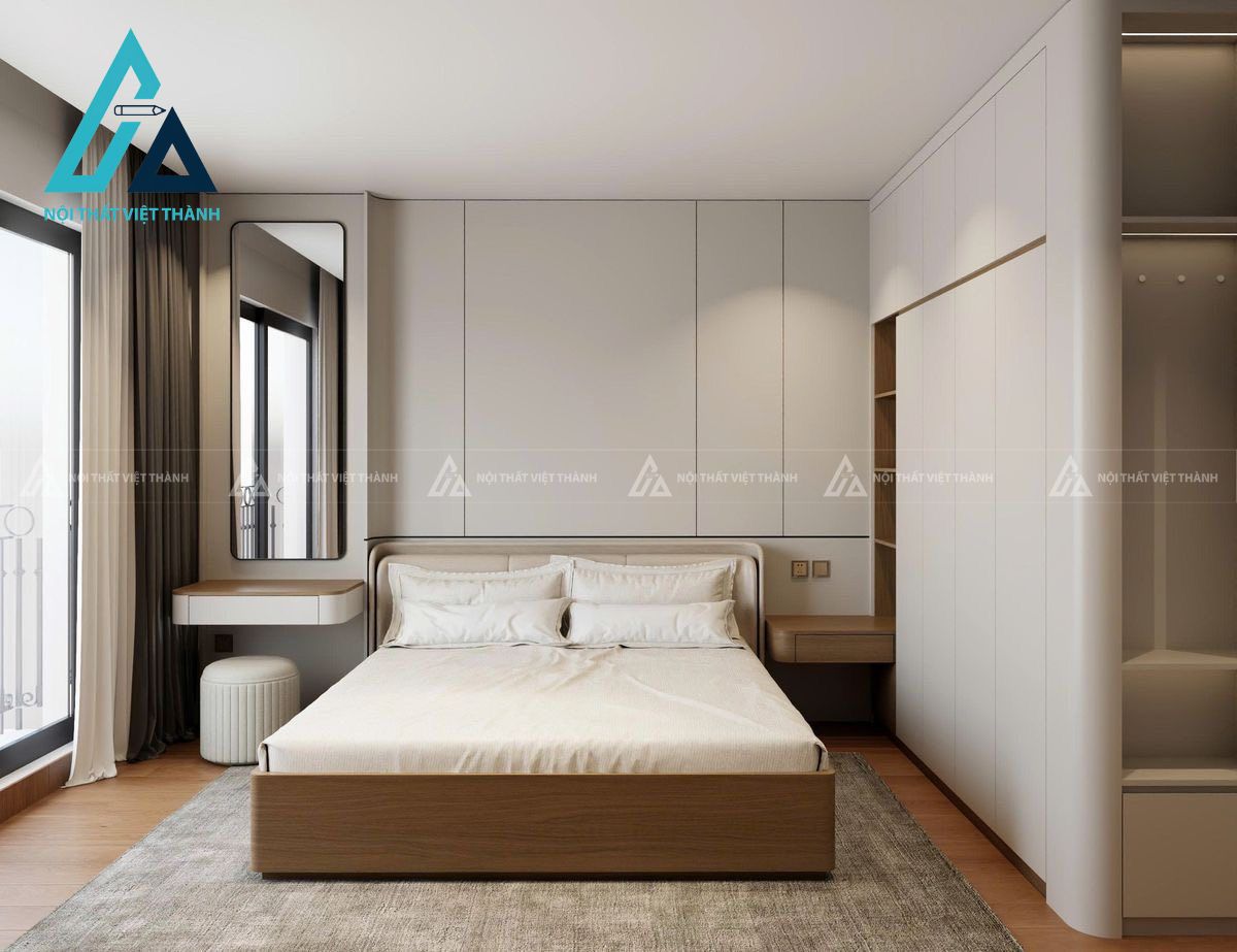 Thiết kế thi công nội thất 2 phòng ngủ chú Hữu Phước Ninh Kiều Cần Thơ 3