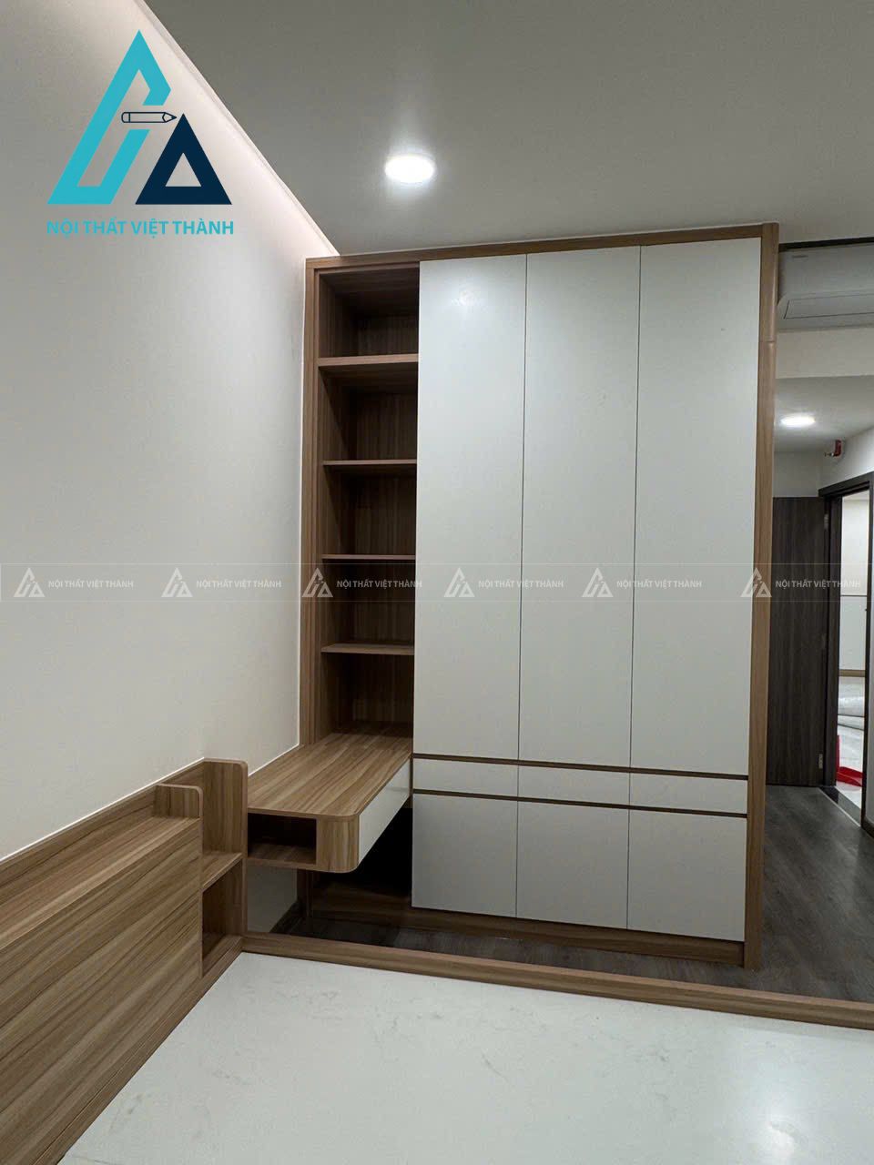 Thiết kế thi công nội thất 2 phòng ngủ chú Hữu Phước Ninh Kiều Cần Thơ 7