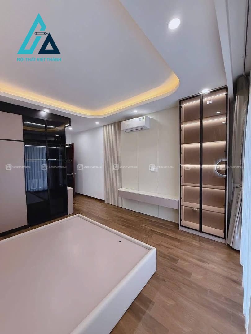 Thiết kế thi công nội thất phòng ngủ biệt thự sang trọng