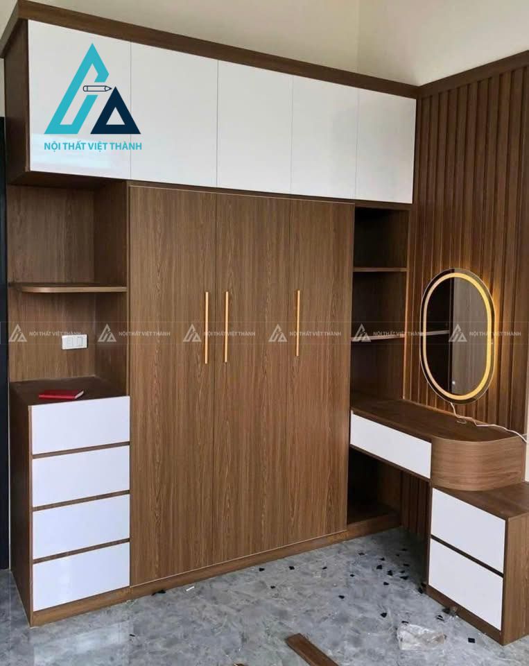 Thiết kế thi công nội thất phòng ngủ chị Bảo Trân Dĩ An Bình Dương 2