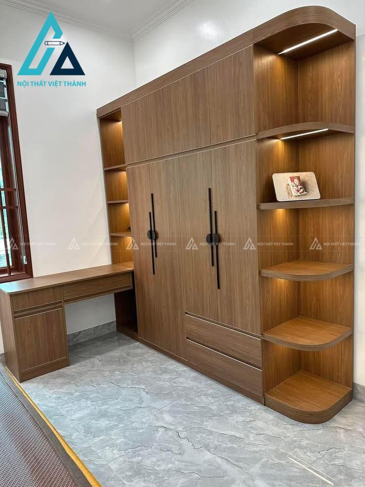 Thiết kế thi công nội thất phòng ngủ chị Bảo Trân Dĩ An Bình Dương 3