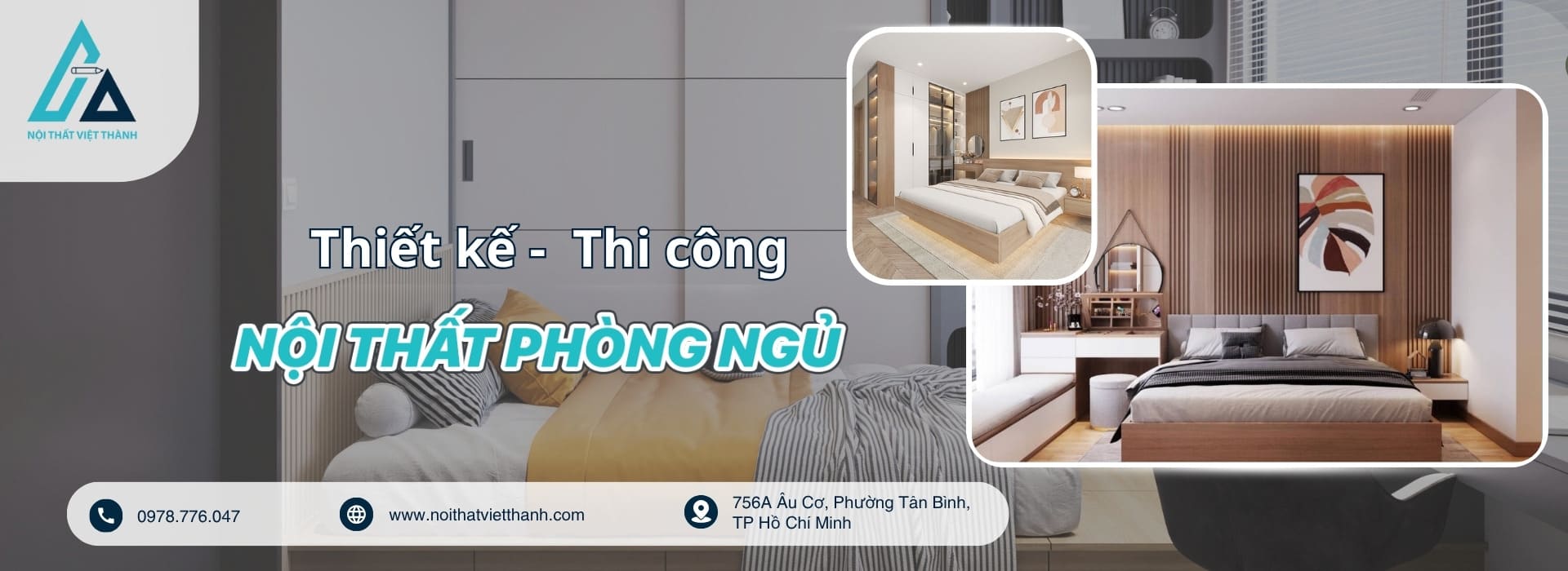 banner Thiết kế thi công nội thất phòng ngủ