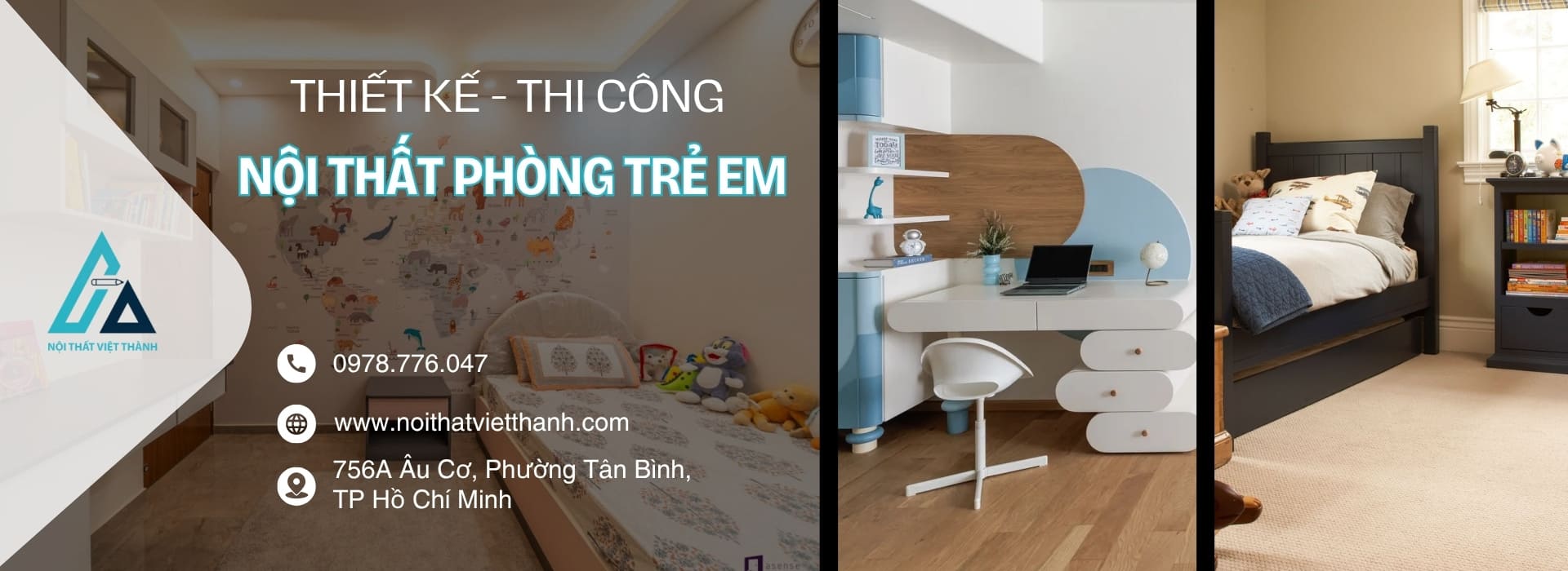 banner Thiết kế và thi công nội thất phòng trẻ em