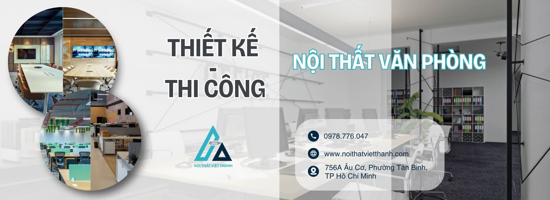banner Thiết kế và thi công nội thất văn phòng