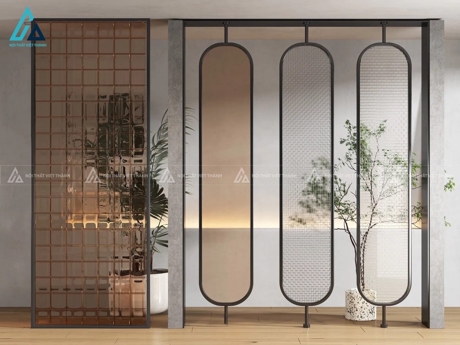 Vách ngăn có tính thẩm mỹ cao