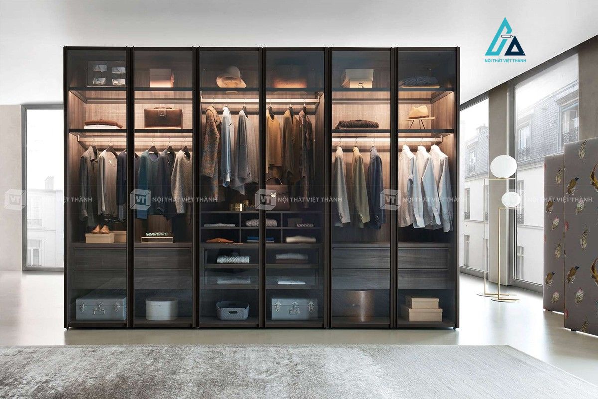 Tủ quần áo cánh kính