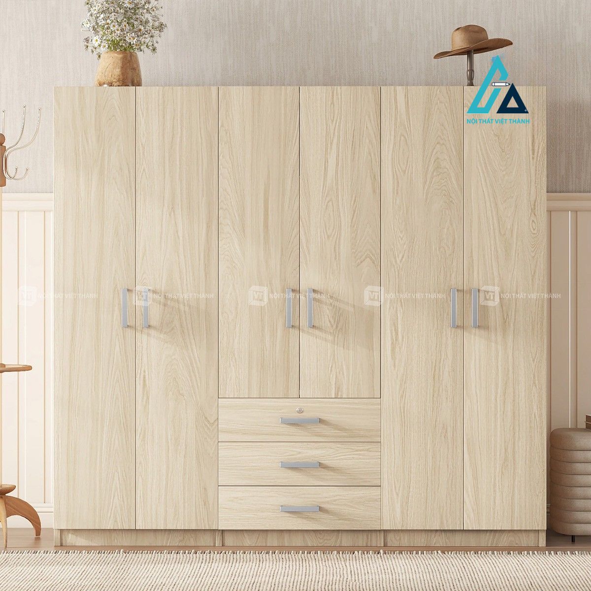 Tủ quần áo gỗ công nghiệp