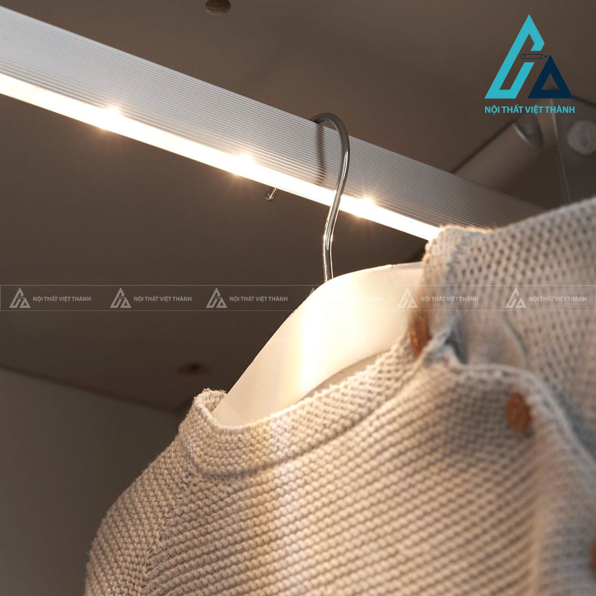 Tủ quần áo trẻ em 2 cánh màu trắng kèm ngăn kéo thiết kế cổ điển 7