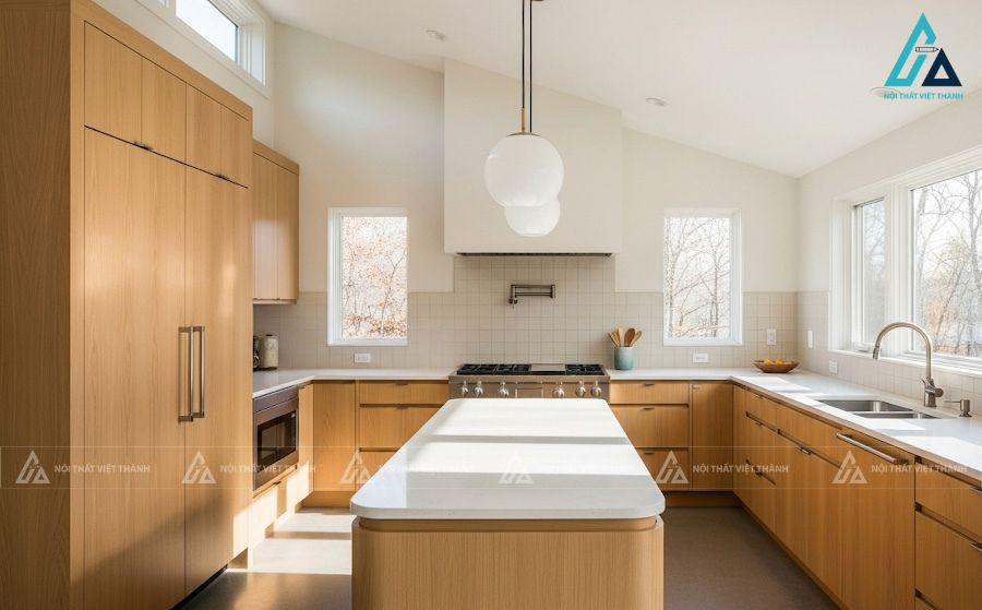 Điều chỉnh vị trí bếp nấu cho phù hợp