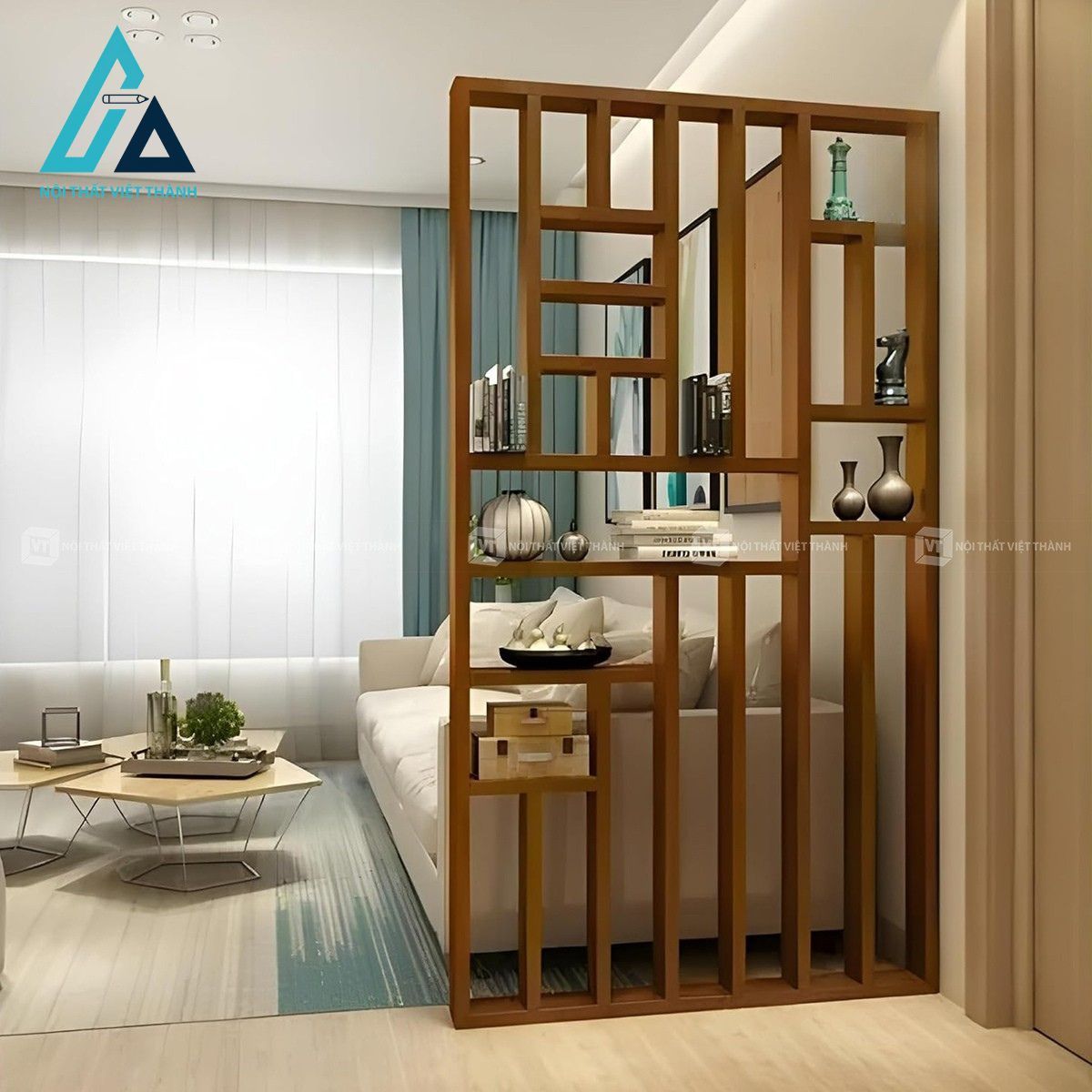 Vách trang trí gỗ hiện đại 1