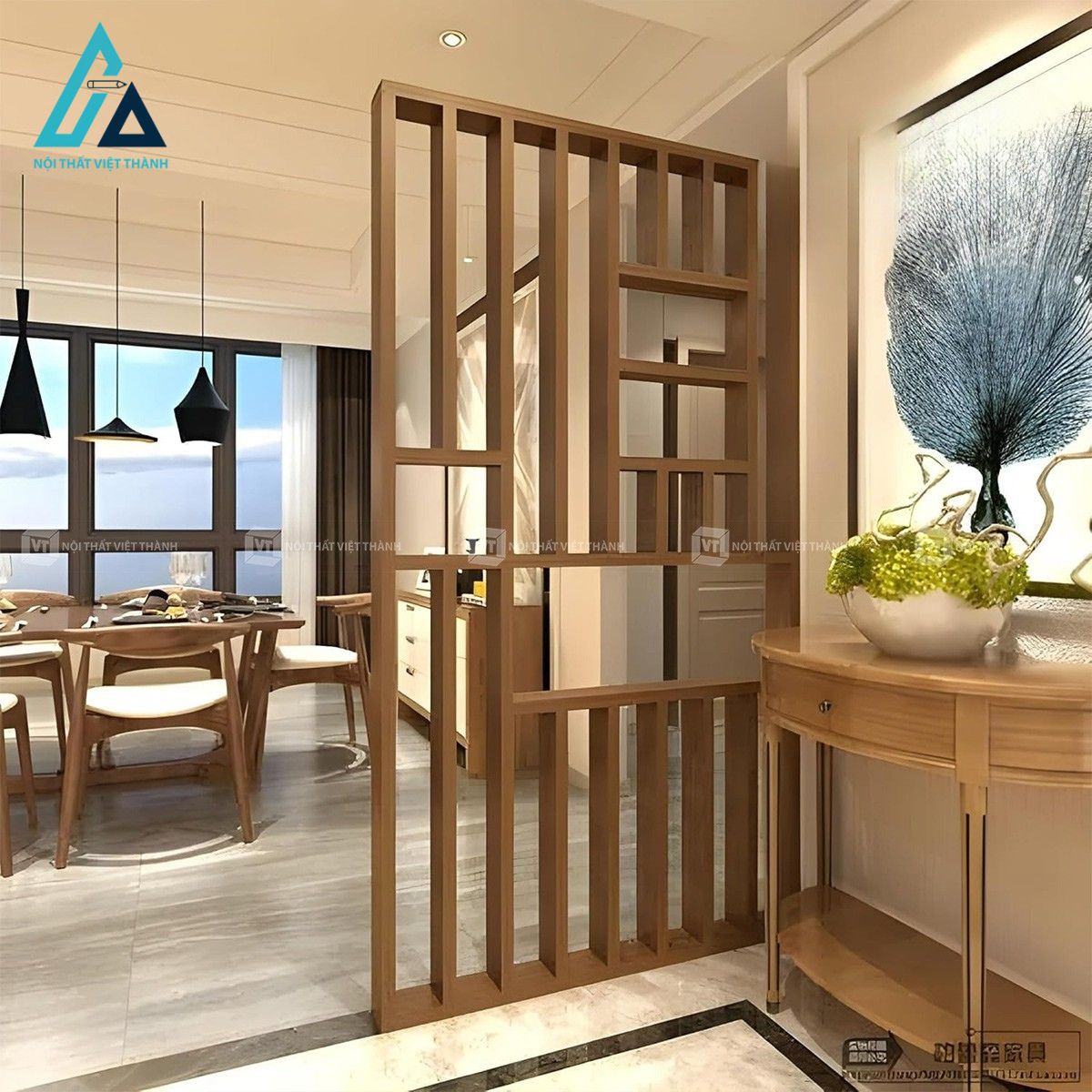 Vách trang trí gỗ hiện đại 2