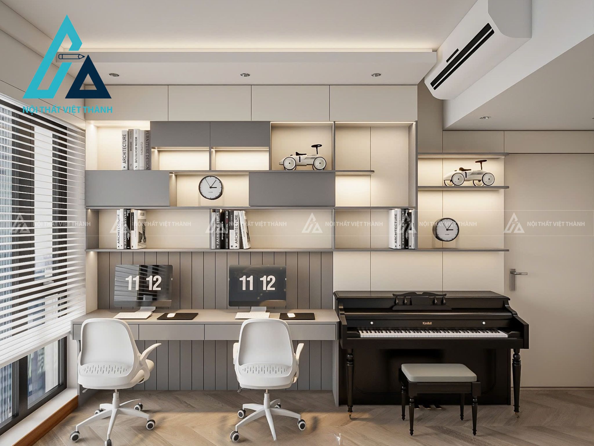 Bàn học gam trung tính cho trẻ lớn