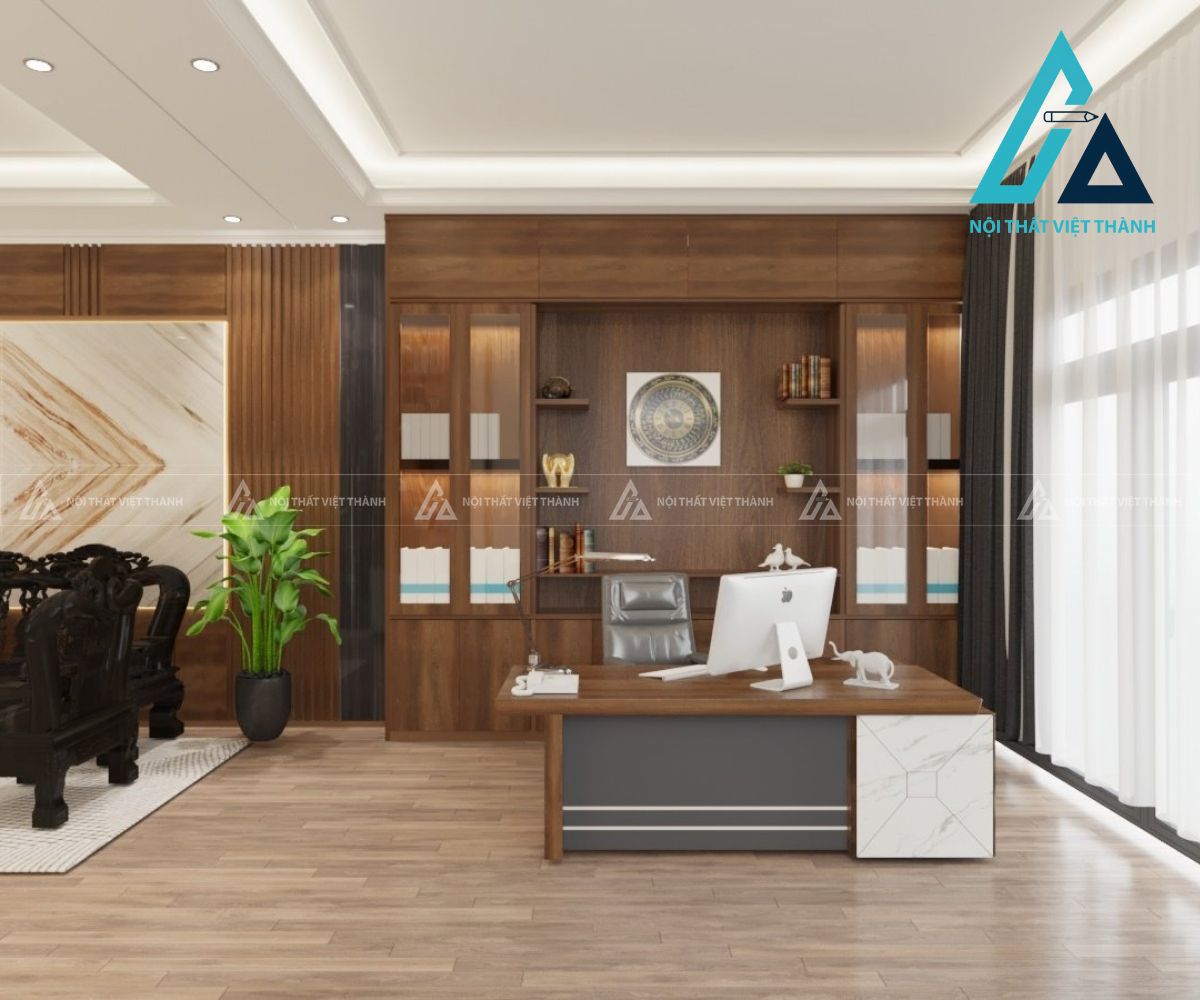 Kết hợp tủ phụ và nội thất đồng bộ