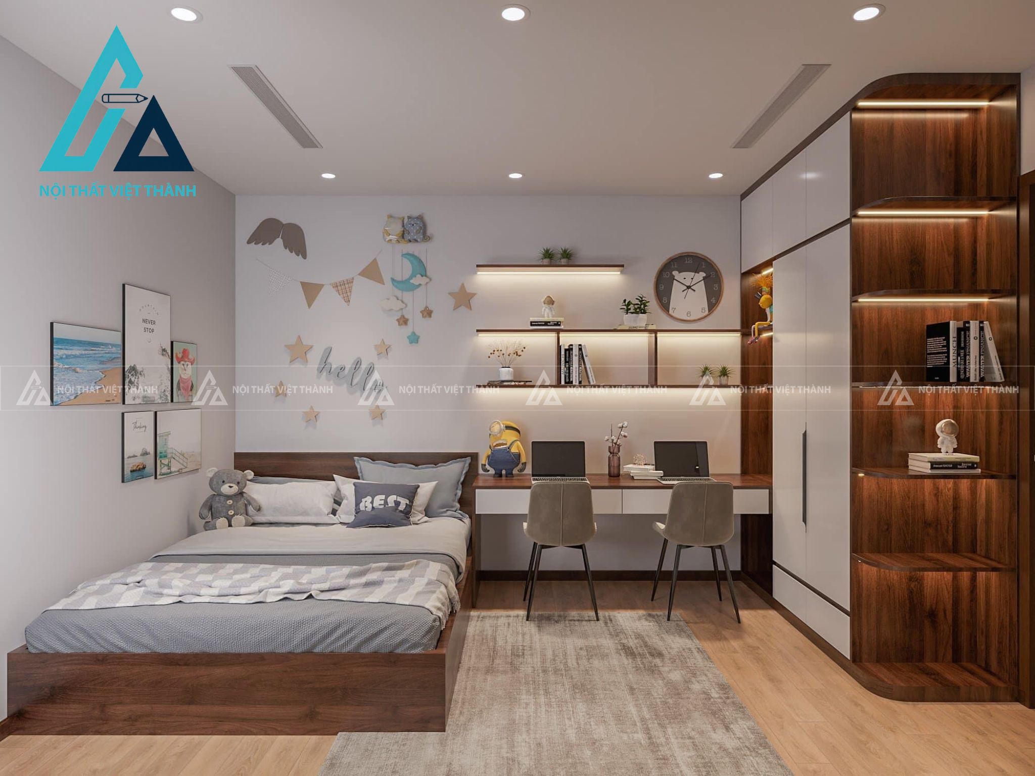 Phù hợp với thẩm mỹ và không gian phòng