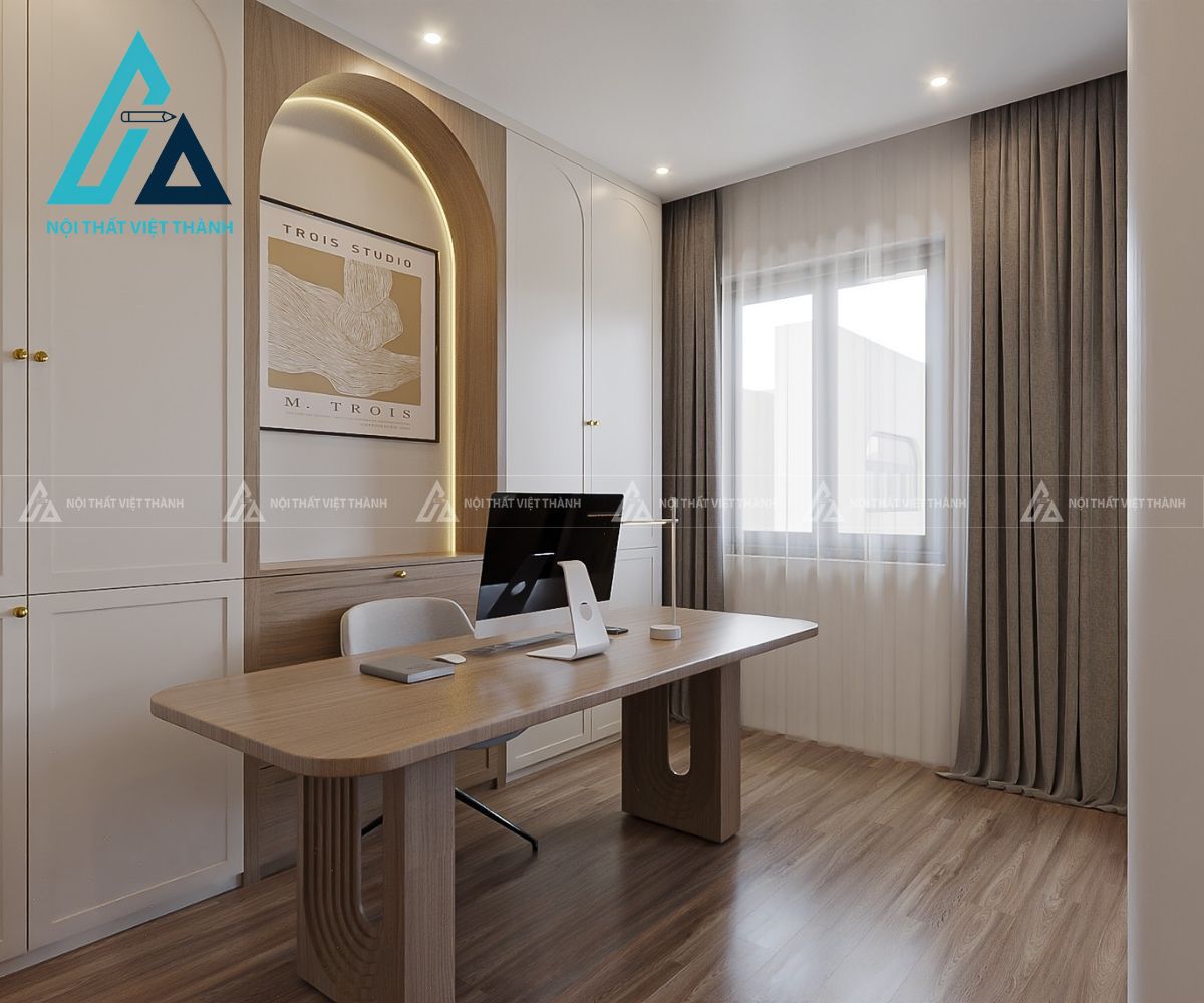 Bàn giám đốc tối giản, hiện đại