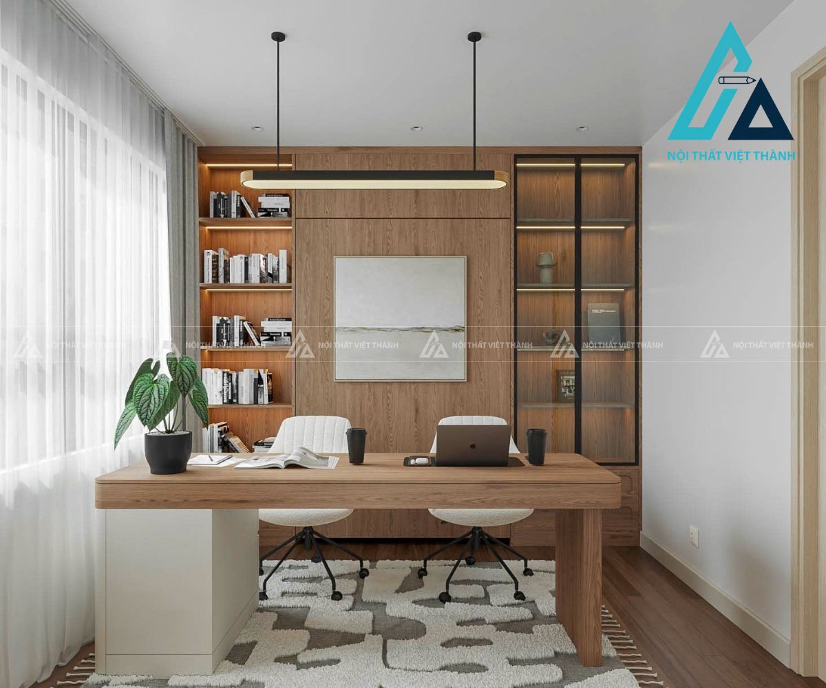 Kích thước tương xứng với diện tích phòng làm việc