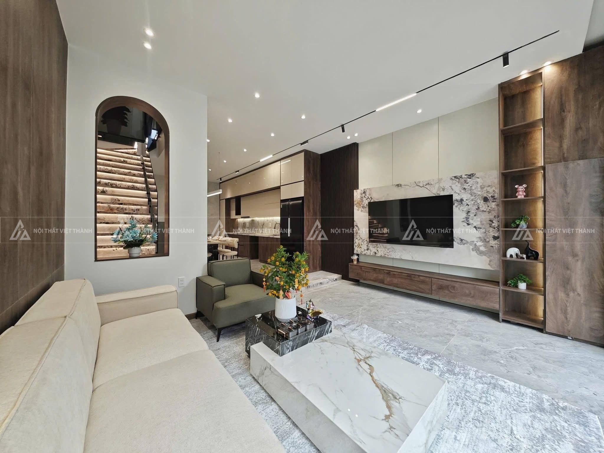 Thiết kế nội thất phòng khách để biến hoá phòng khách thành không gian sang trọng, ấn tượng