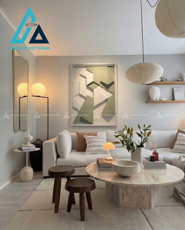 Lựa chọn tranh gỗ cho phòng khách