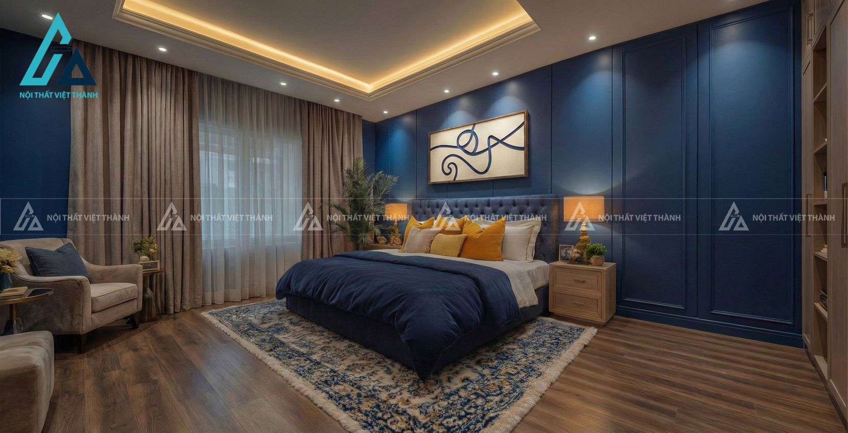 Tranh gỗ treo tường cho phòng ngủ