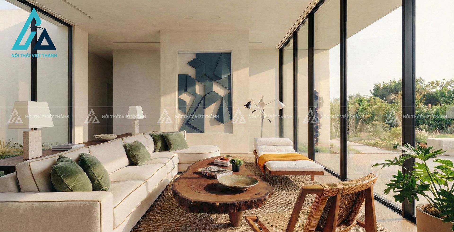 Tranh gỗ treo tường nghệ thuật cho  phòng khách sang trọng