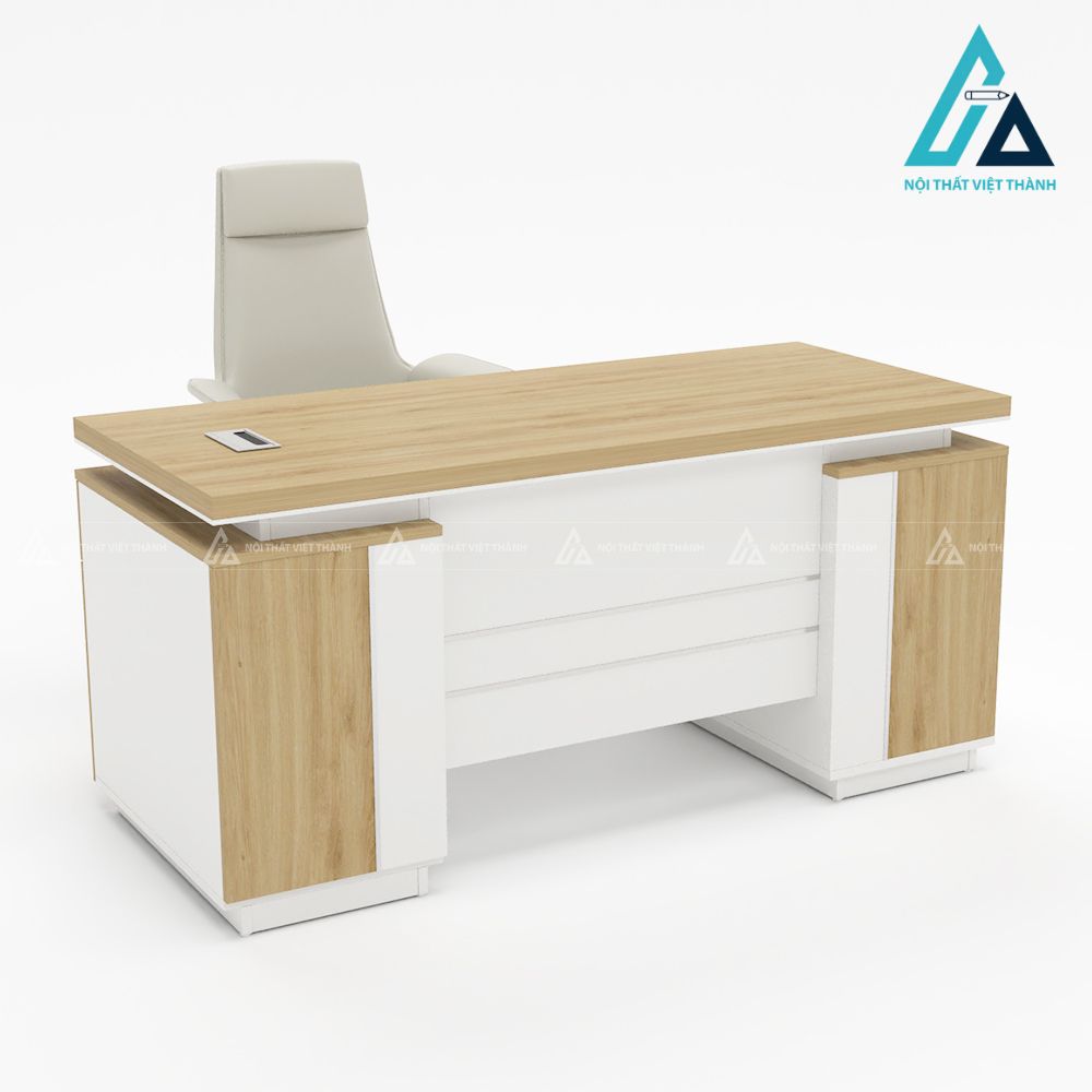 Bàn Giám Đốc Văn Phòng Thiết Kế Đối Xứng Gọn Gàng Hiện Đại