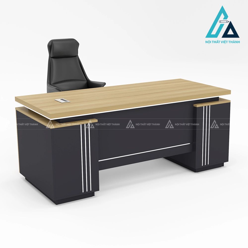 Bàn Giám Đốc Hiện Đại Thiết Kế Chân Vát Cách Điệu