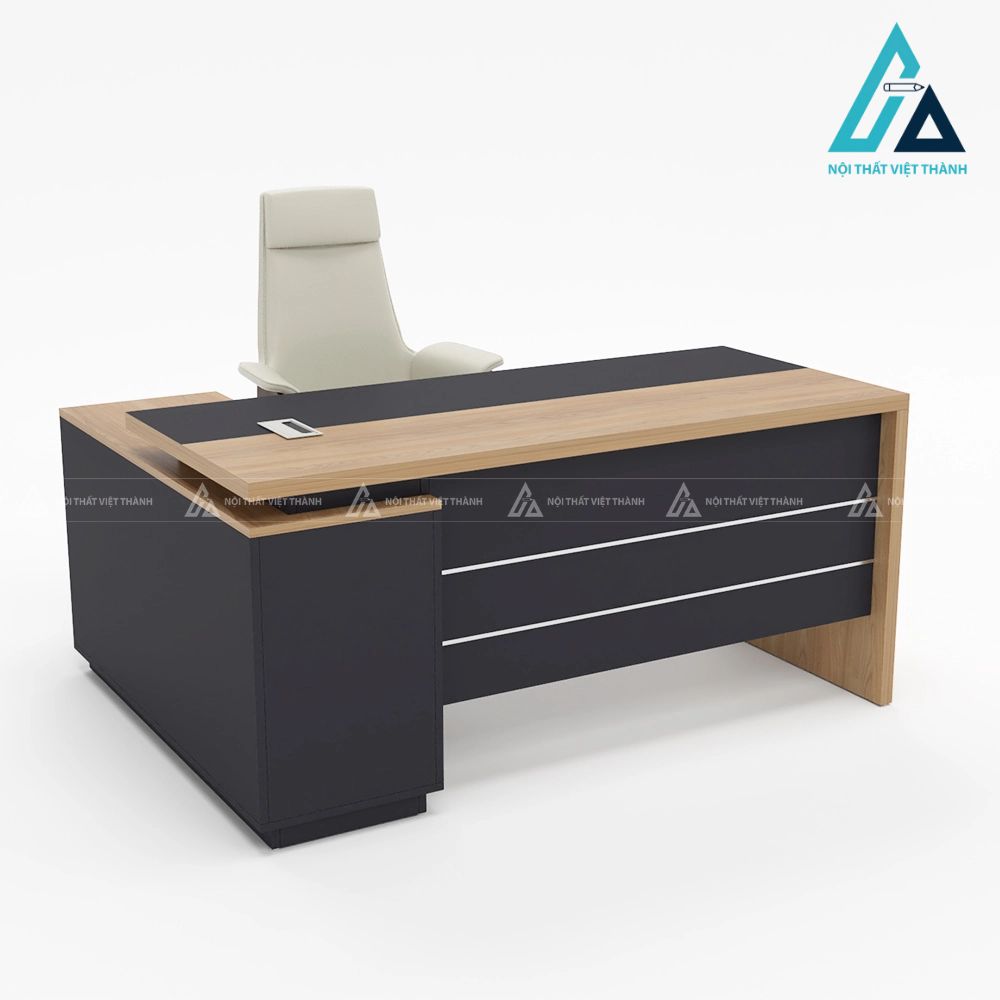 Bàn Giám Đốc Chữ L Cao Cấp Thiết Kế Thanh Thoát Sang Trọng