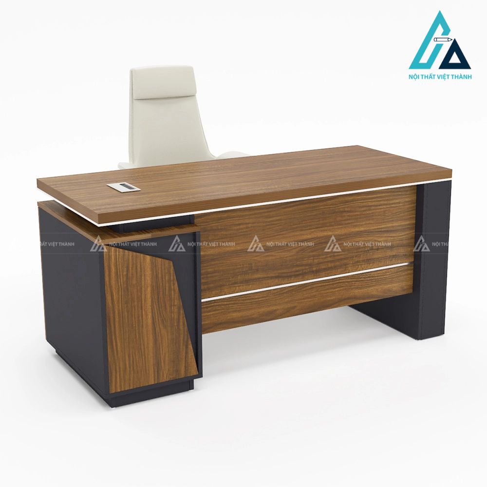 Bàn Giám Đốc Hiện Đại Thiết Kế Hình Khối Nghệ Thuật