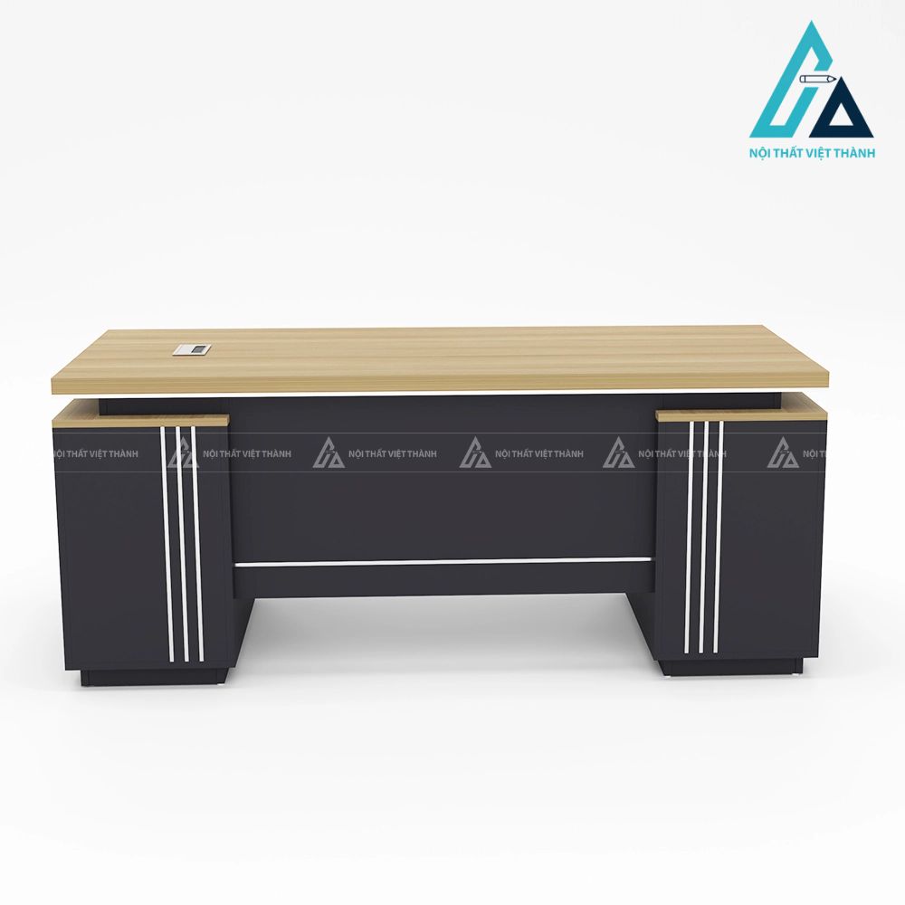 Bàn Giám Đốc Hiện Đại Thiết Kế Chân Vát Cách Điệu 1