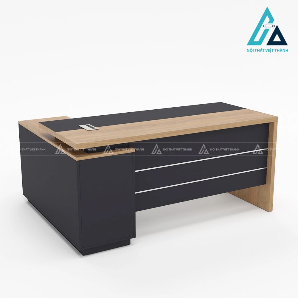 Bàn Giám Đốc Chữ L Cao Cấp Thiết Kế Thanh Thoát Sang Trọng 1