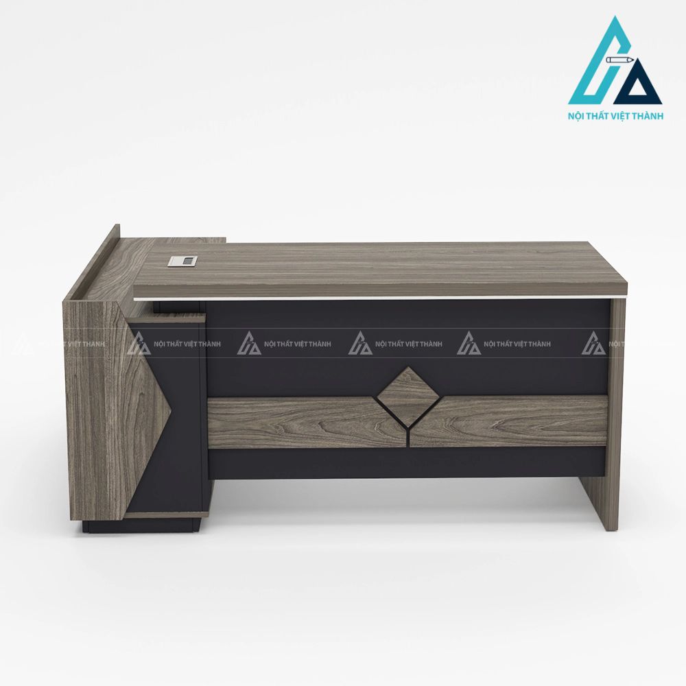 Bàn Giám Đốc Chữ L Tích Hợp Tủ Phụ Bề Thế Hiện Đại 1
