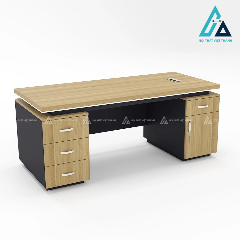 Bàn Giám Đốc Hiện Đại Thiết Kế Chân Vát Cách Điệu 2