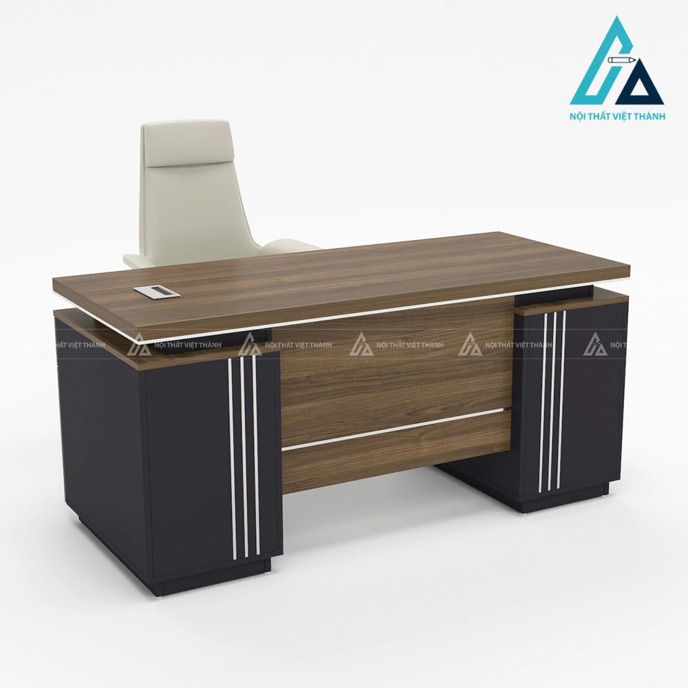 Bàn Giám Đốc Hiện Đại Thiết Kế Chân Vát Cách Điệu 3