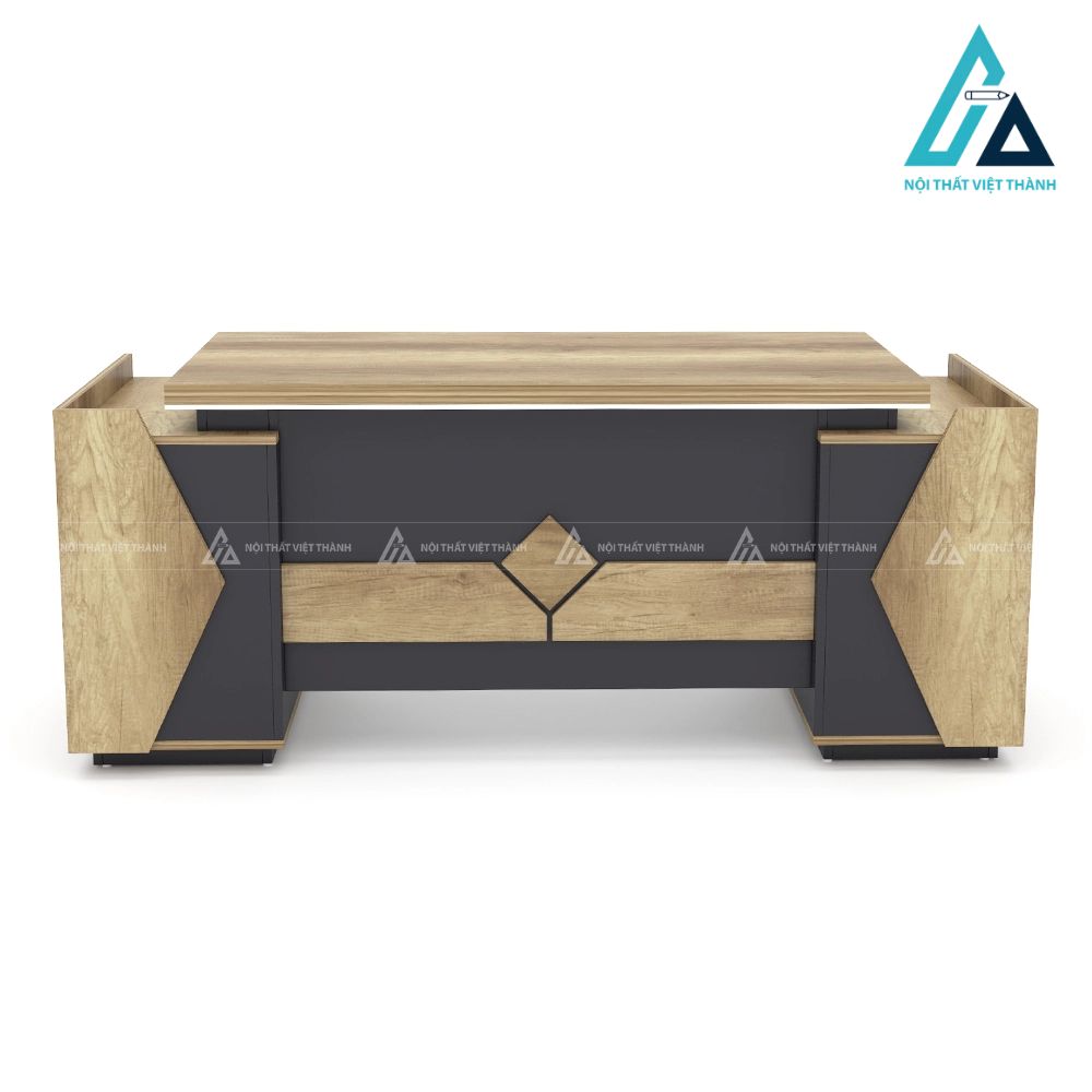 Bàn Lãnh Đạo Cao Cấp Màu Phối Đen Thanh Lịch 3