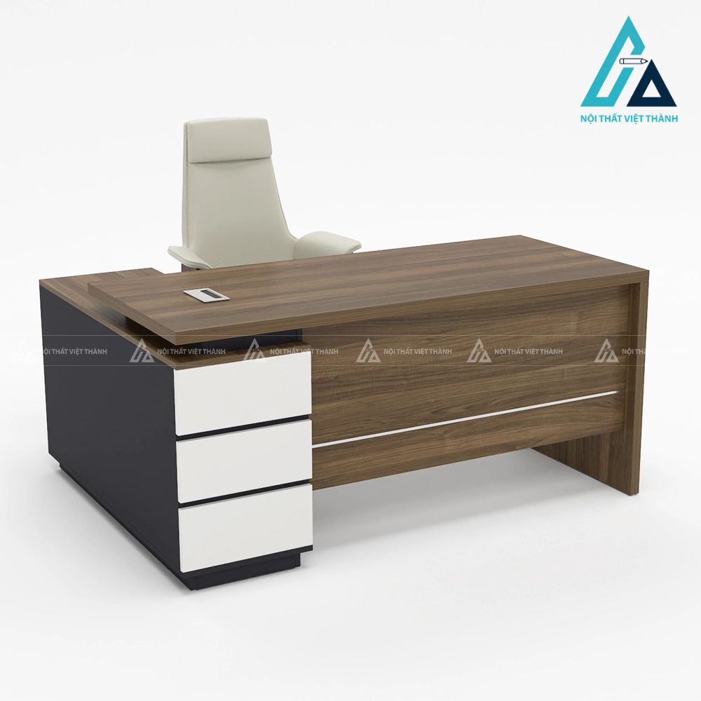 Bàn Lãnh Đạo Chữ L Thiết Kế Tối Giản Thanh Lịch 3