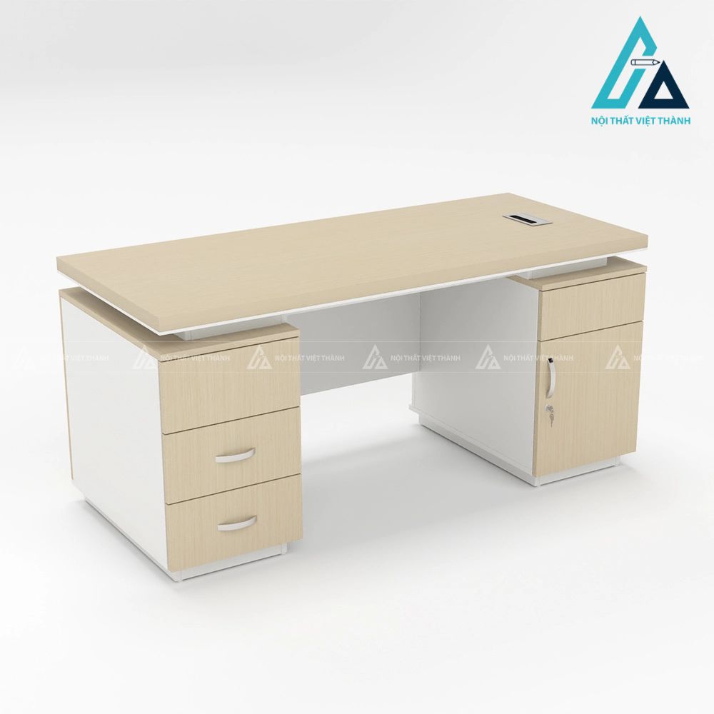 Bàn Giám Đốc Hiện Đại 2 Hộc Tủ Đối Xứng Sang Trọng 3