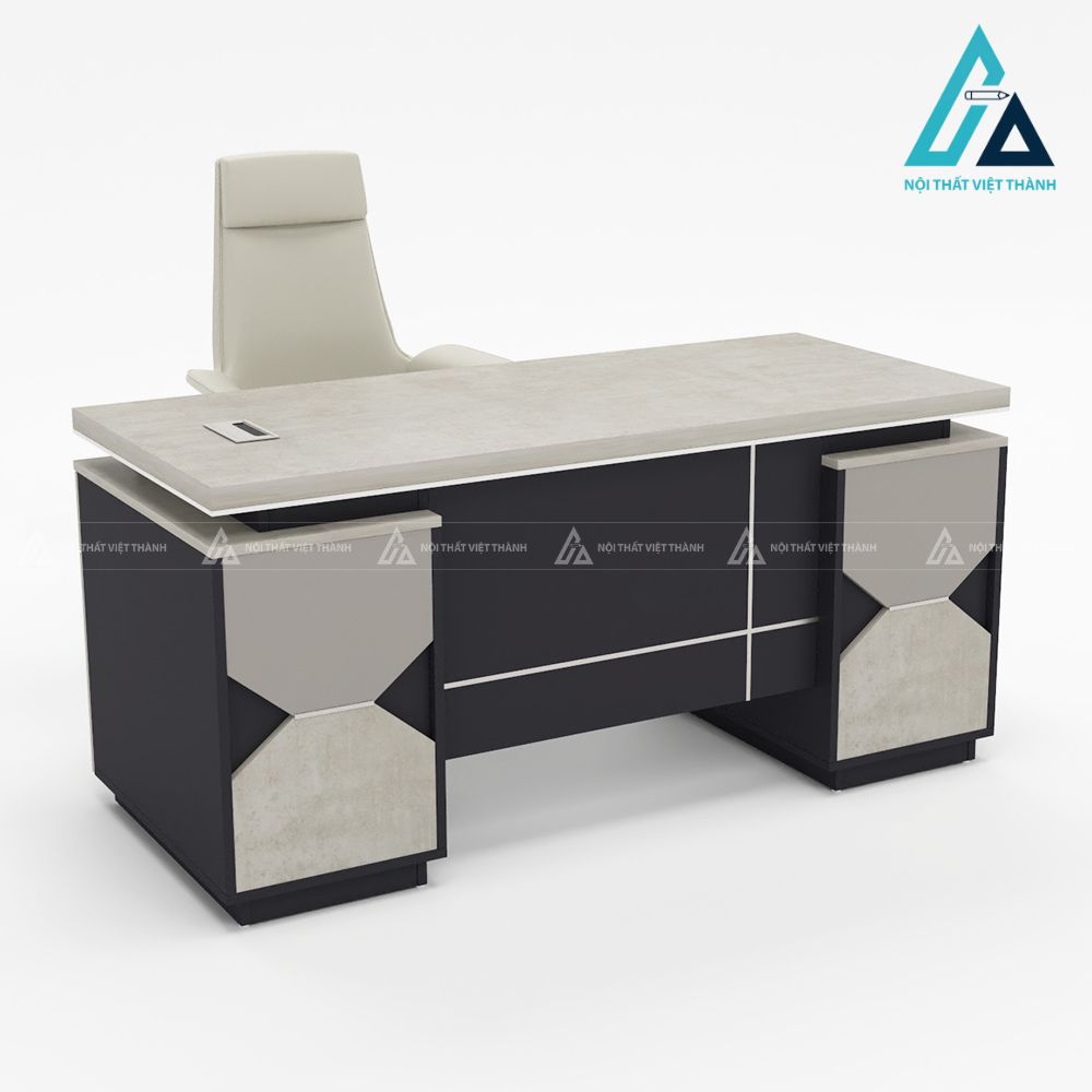 Bàn Giám Đốc Hiện Đại Tích Hợp Hộc Tủ Tiện Nghi Gọn Gàng 3