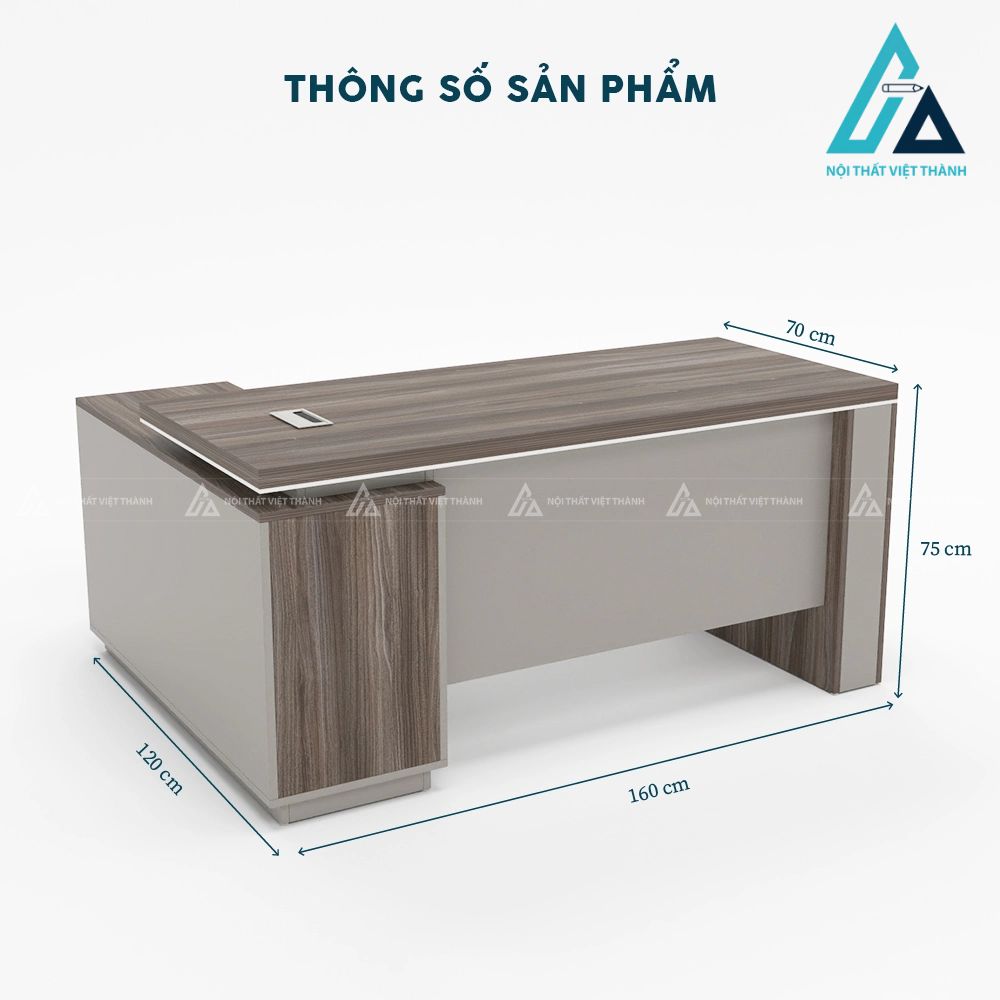Bàn Giám Đốc Chữ L Thiết Kế Hiện Đại Và Sang Trọng 3