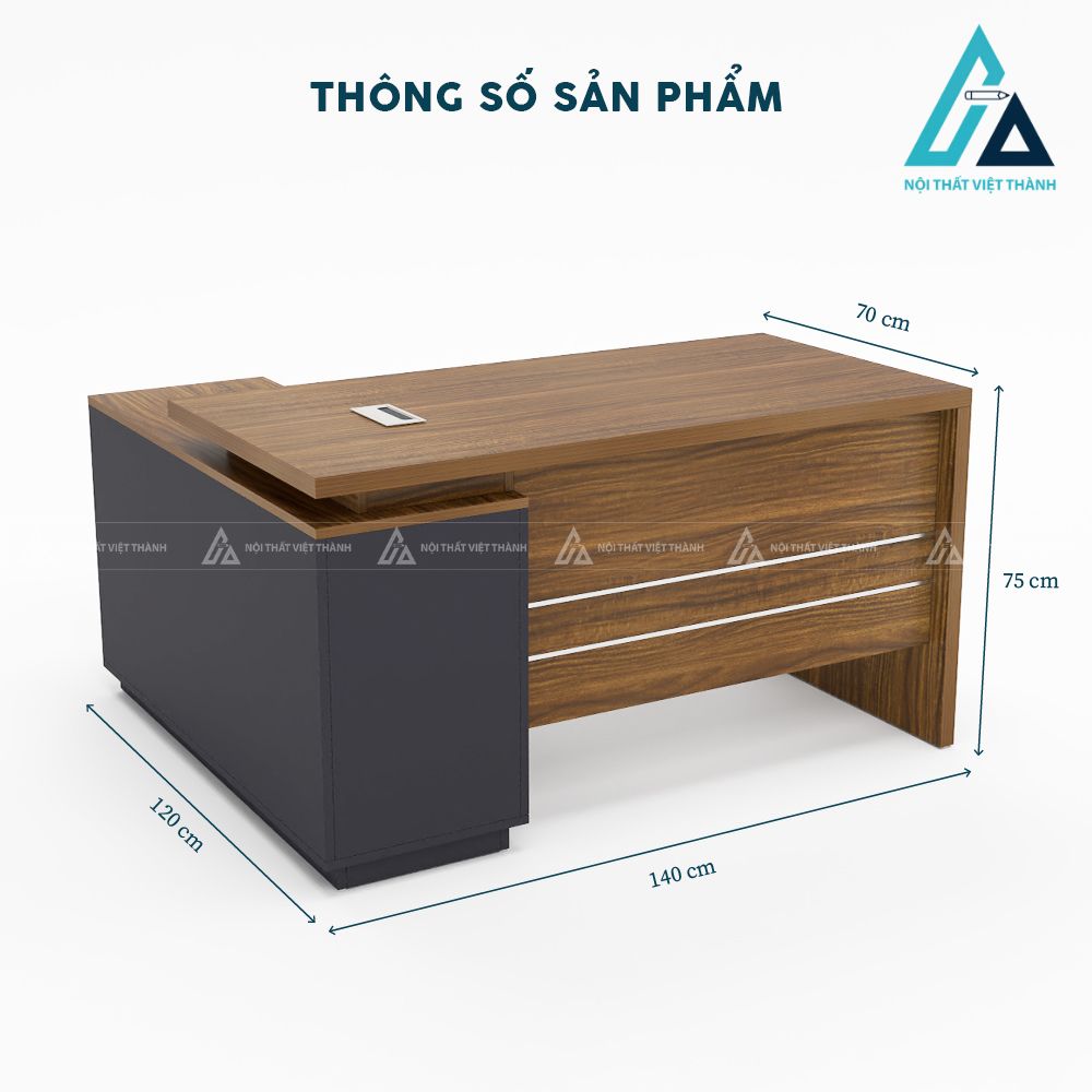Bàn Giám Đốc Văn Phòng Hiện Đại Phong Cách Quyền Lực 4