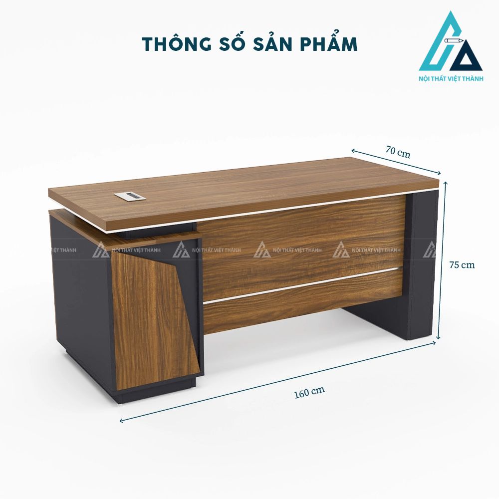 Bàn Giám Đốc Hiện Đại Thiết Kế Hình Khối Nghệ Thuật 4