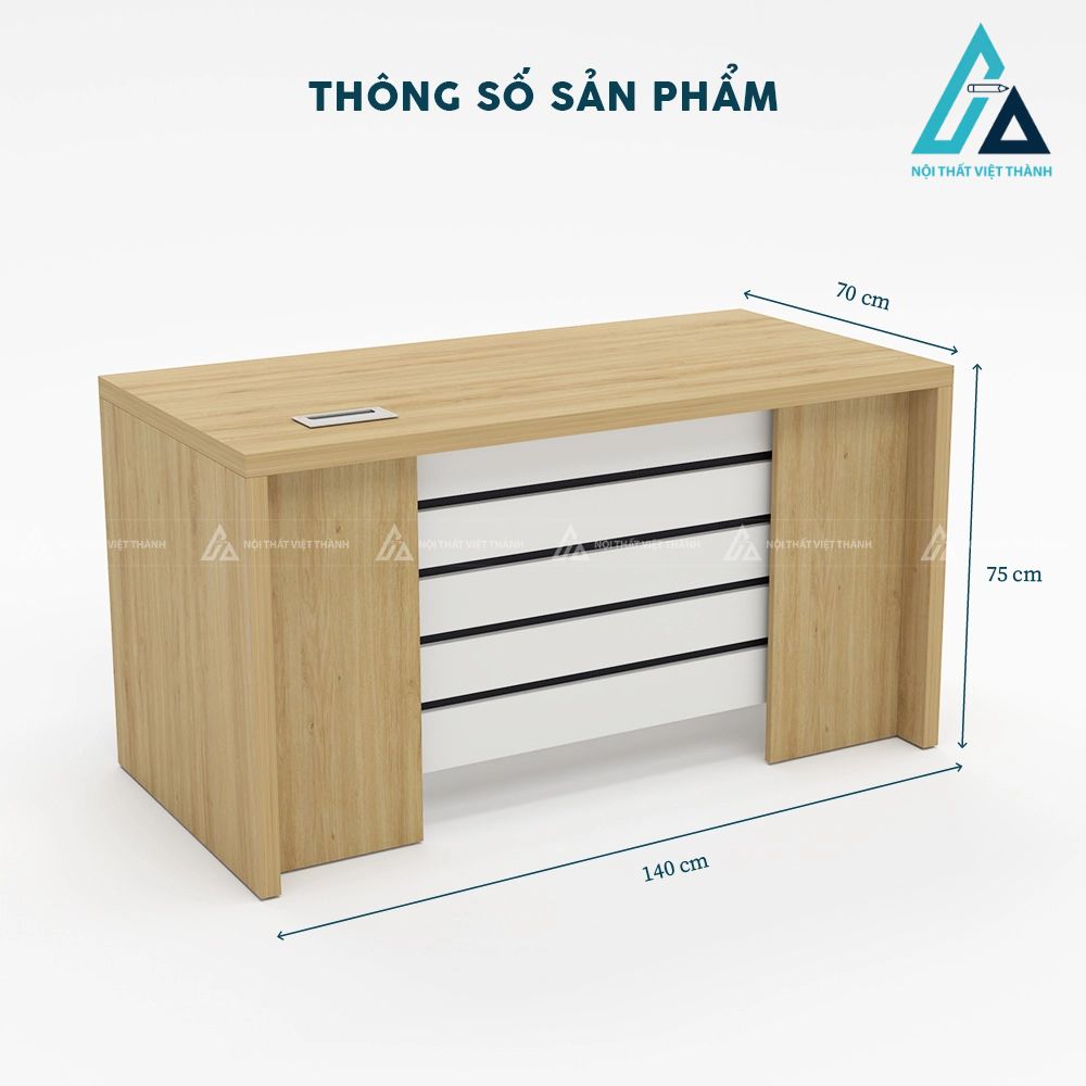 Bàn Giám Đốc Đơn Giản Nhỏ Gọn Sang Trọng 5