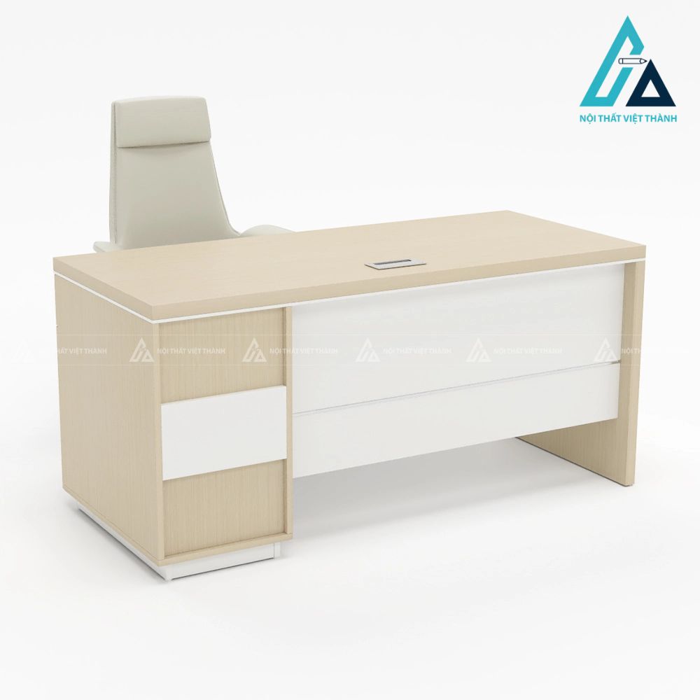 Bàn Giám Đốc Tối Giản Tích Hợp Hộc Tủ Tiện Lợi 5
