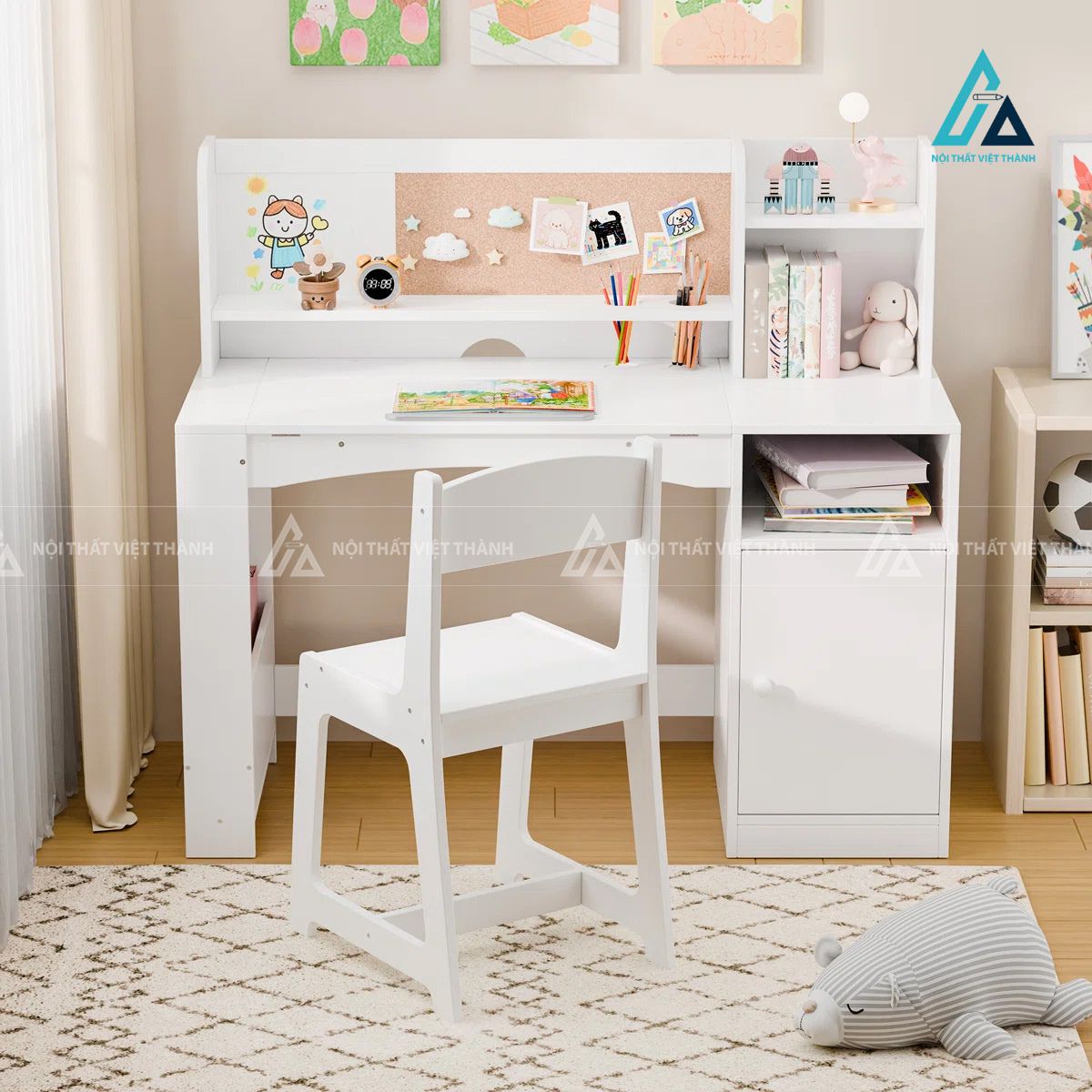 Bàn Học Thông Minh Có Mặt Bàn Nghiêng Điều Chỉnh Được