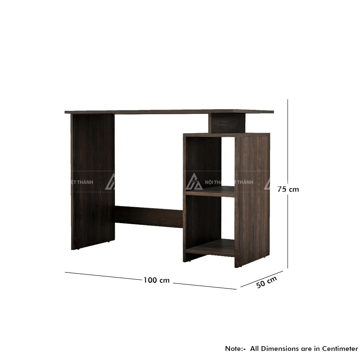 Bàn Học Sinh Nhỏ Gọn Hiện Đại Tích Hợp Kệ Sách 2 Tầng 2
