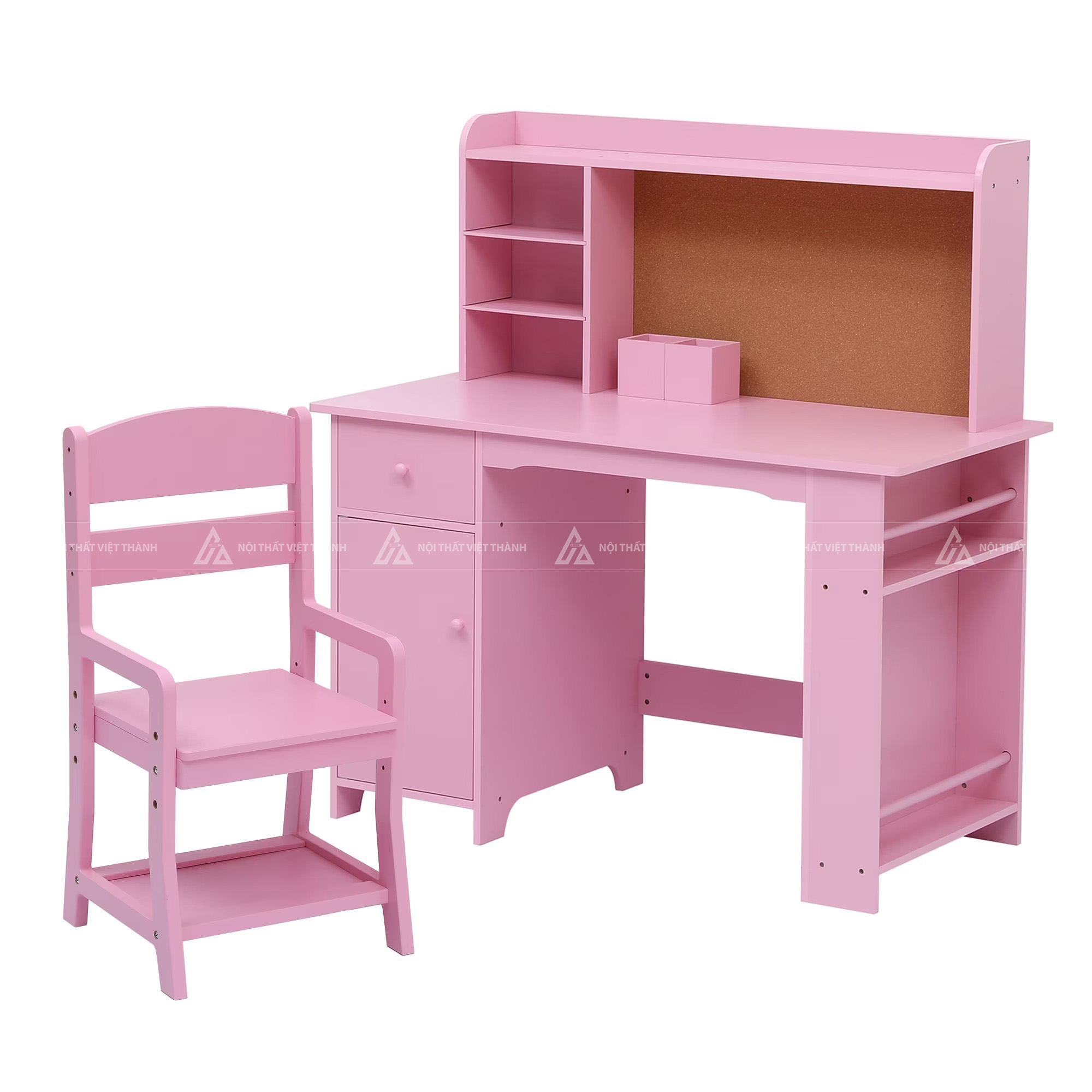 Bàn Học Sinh Sáng Tạo Tích Hợp Bảng Ghim Note Tiện Lợi Cho Bé 2